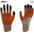 Gants de travail industriels protecteurs de protection en nitrile (NH301)